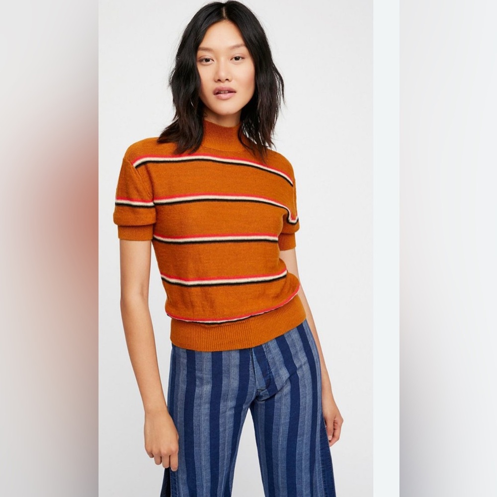 free people Way Back Mock Neck Sweater